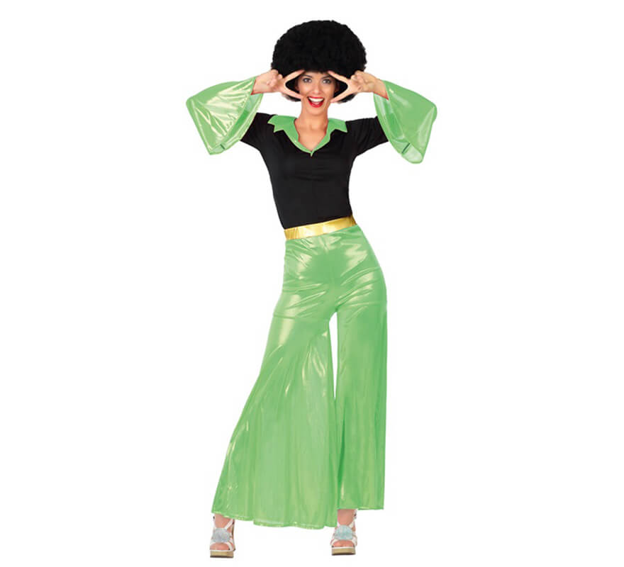 Disfraz de Disco Girl verde