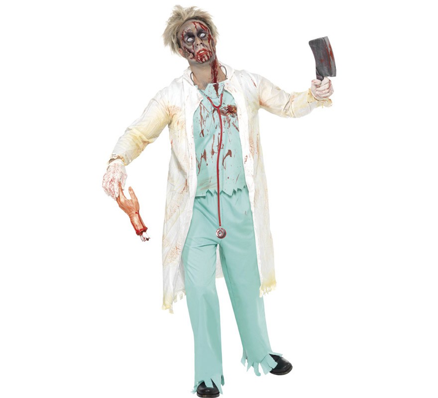 Disfraz de Doctor Zombie para Hombre