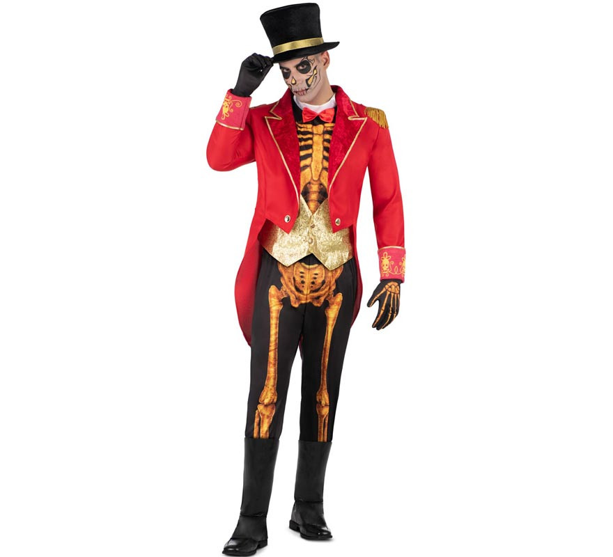 Skeleton Tamer costume with hat for men