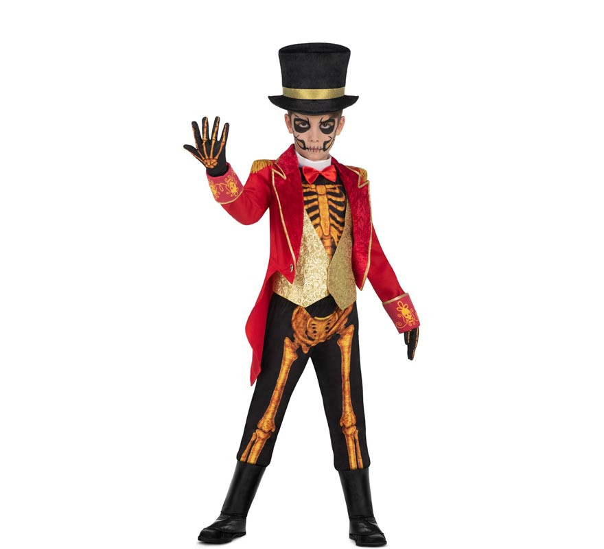 Skeleton Tamer costume with hat for children