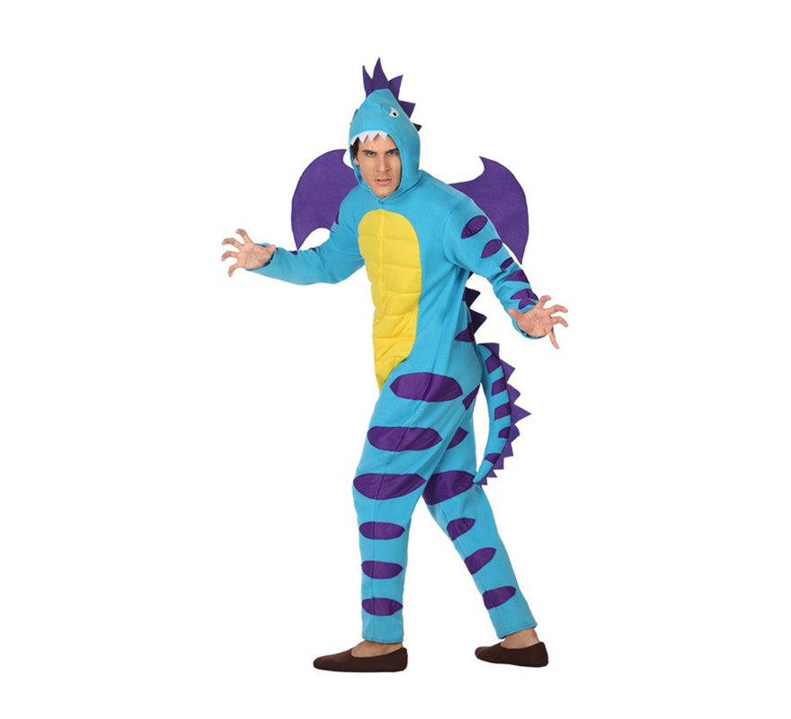 Image of Disfraz de Dragón azul para hombres 08422259268956