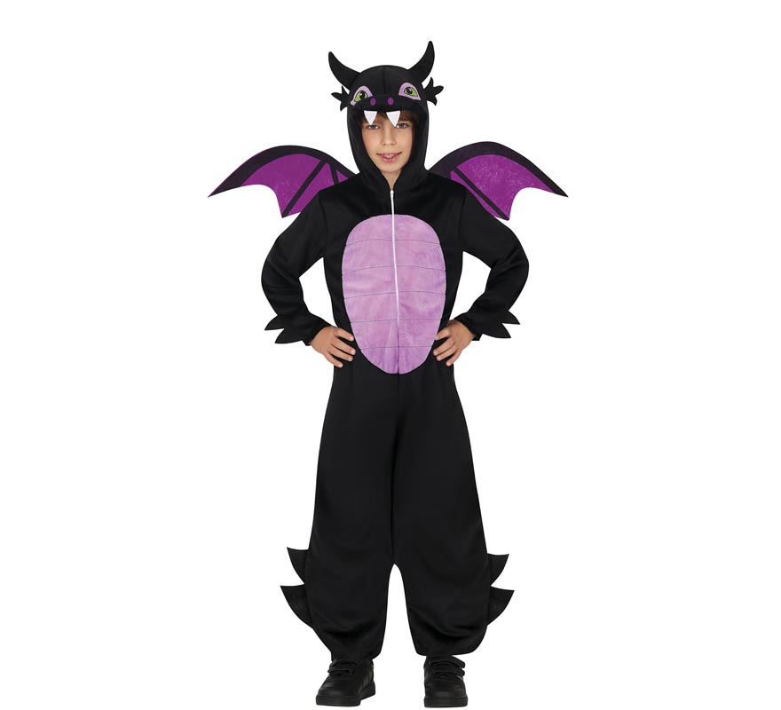 Black Dragon Costume for Boys