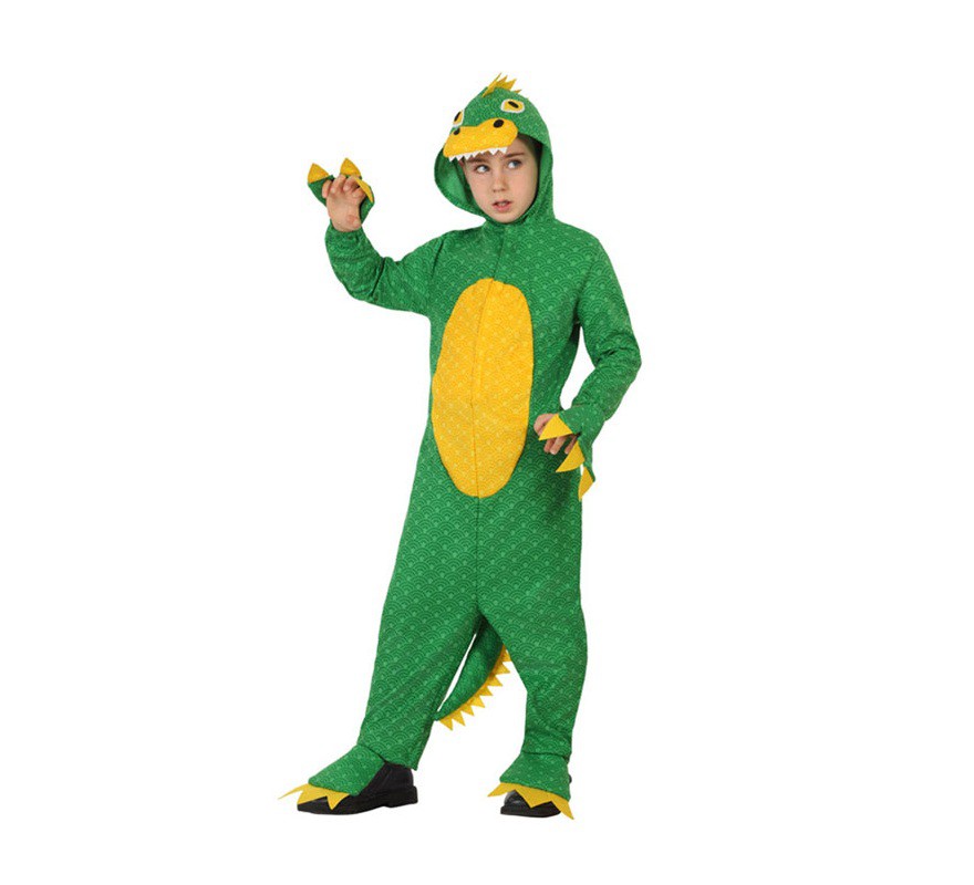 Disfraz de Dragón verde para niños