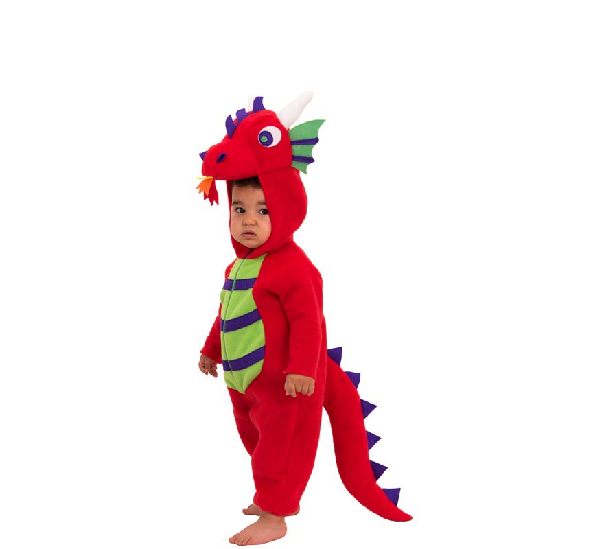 Drago rosso costume del bambino