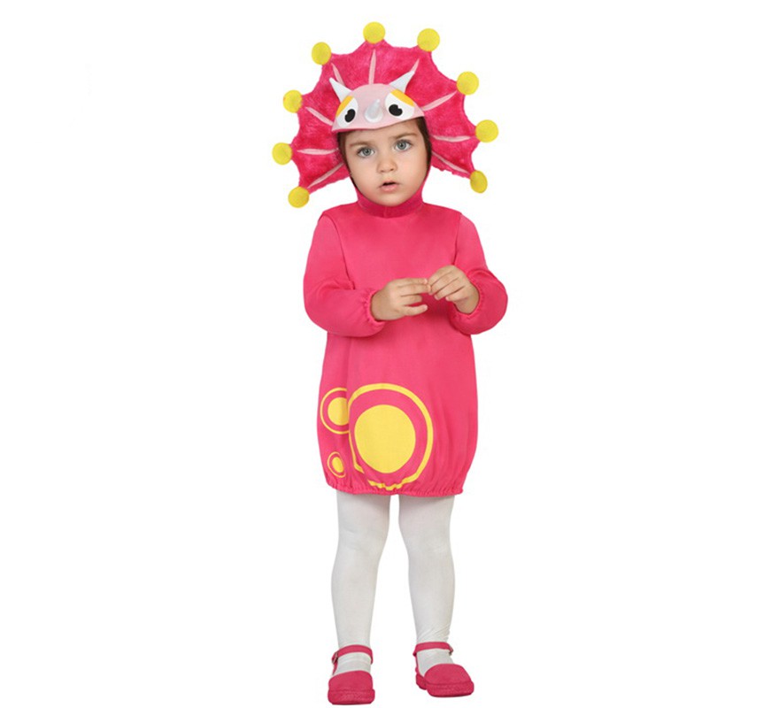 Disfraz de Dragoncito rosa para bebé