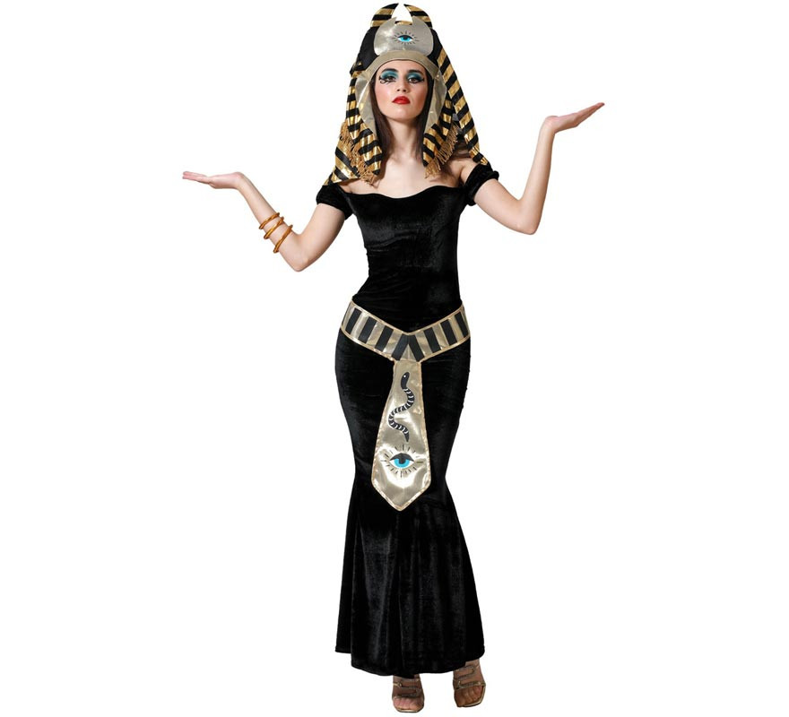 Black Egyptian costume for women