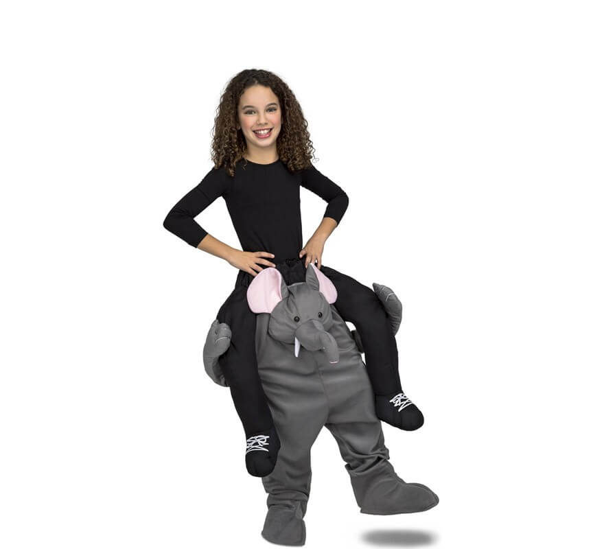 Una efectiva doble Activar Disfraz de Elefante a hombros para niños