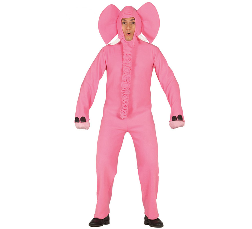 Disfraz de Elefante rosa para hombre