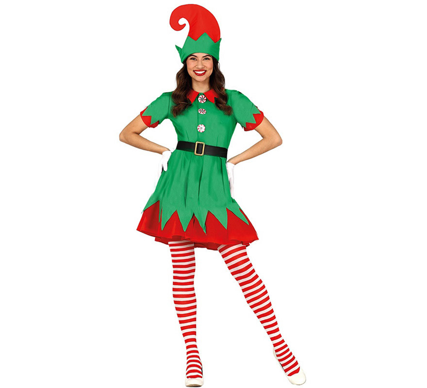 Costume da elfo divertente per donna