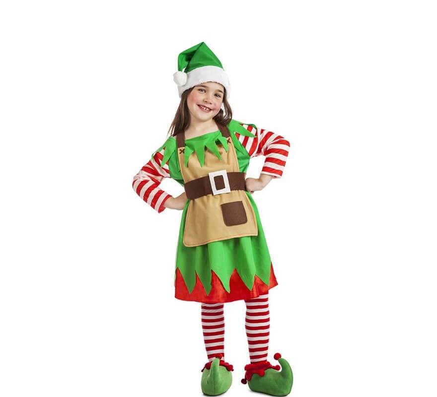 Disfraz de Elfa de Navidad para bebé