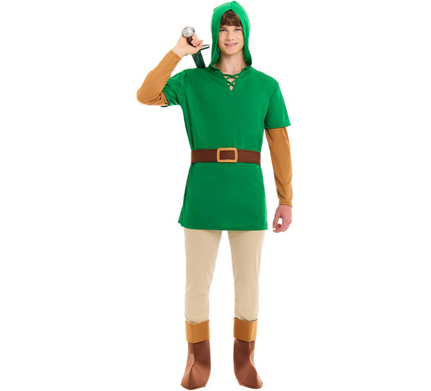 Costume da elfo avventuriero per uomo