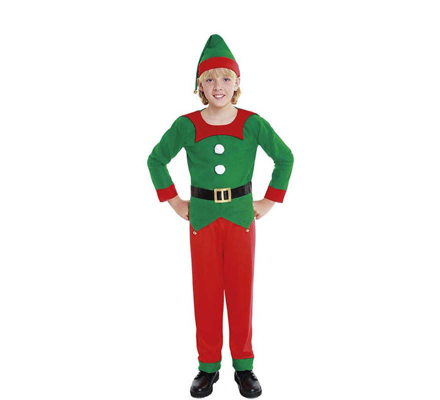 Costume D'elfe De Noël Pour Homme Adulte - Ensemble Vert Complet (haut, Pantalon, Bonnet) Tailles S à XXL