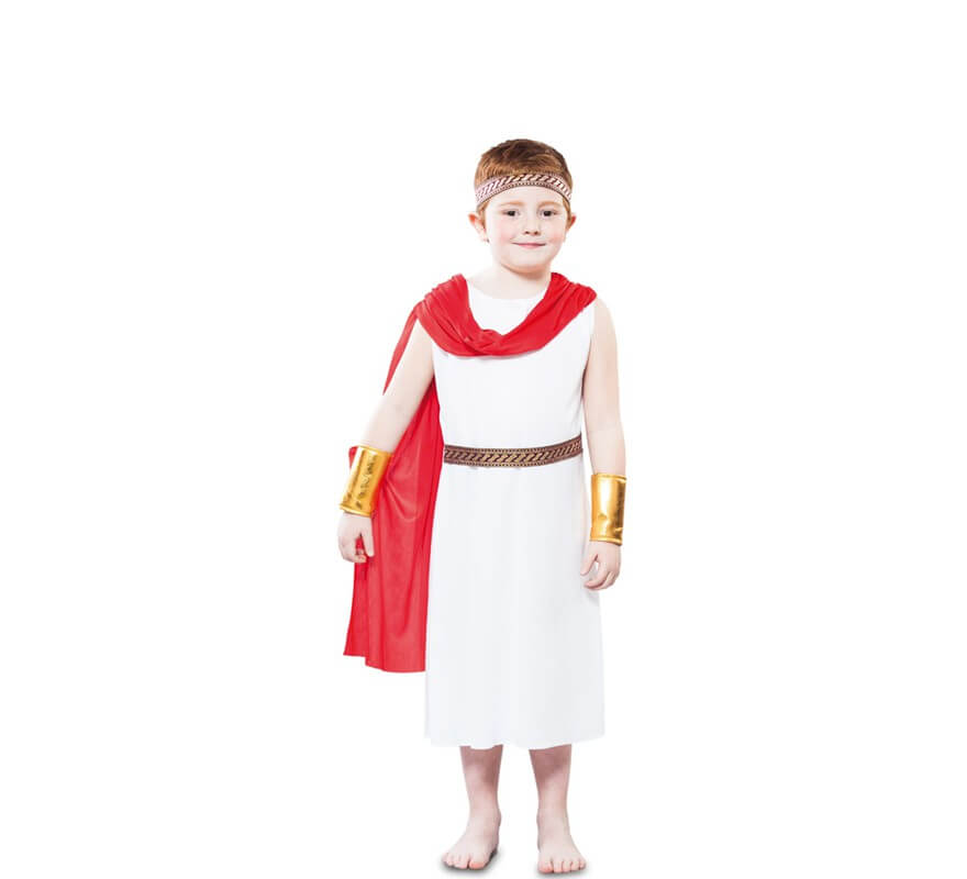 Electrizar hazlo plano Parte Disfraz de Emperador César para niño
