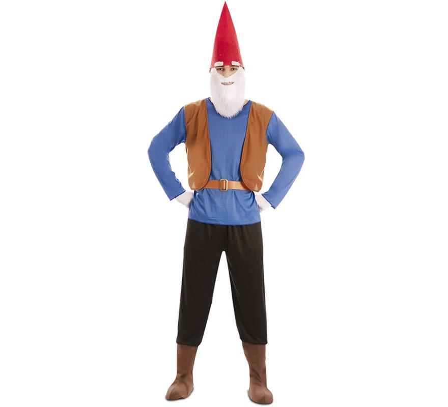 Blue Fairytale Dwarf Costume for Men