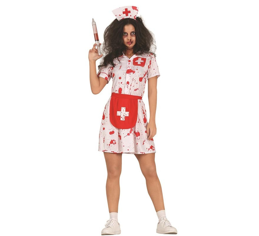 Bloody Nurse Costume for Teens