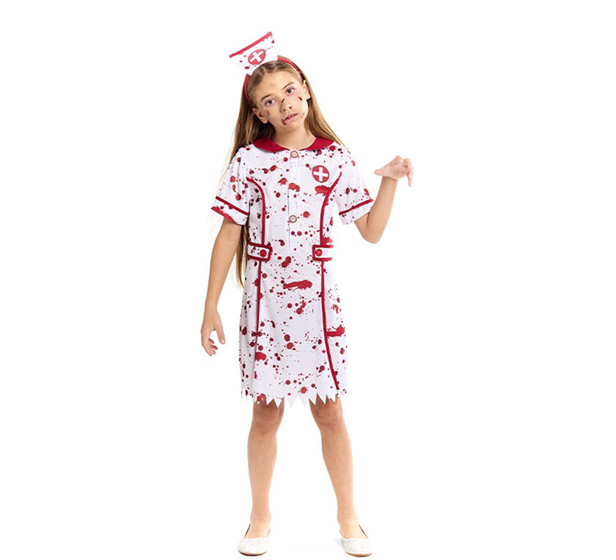 Bloody Nurse Costume for Girls