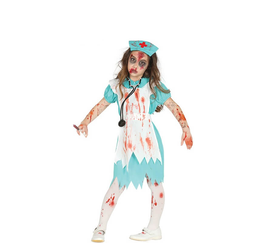 Costume da infermiera zombi per bambina