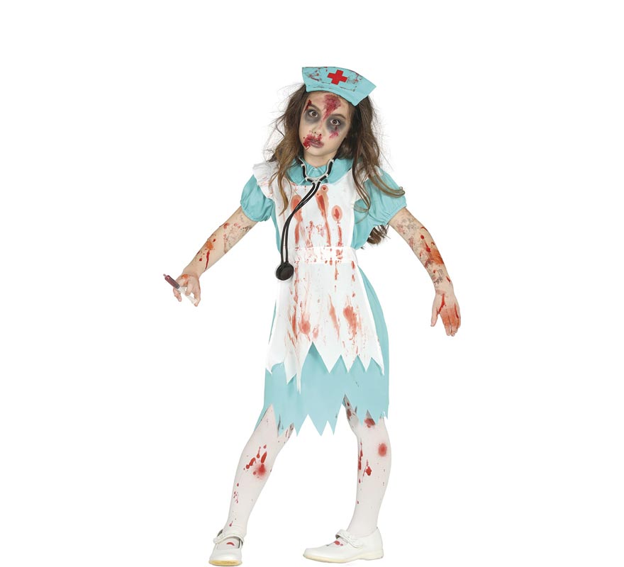 Costume da infermiera zombi per bambina