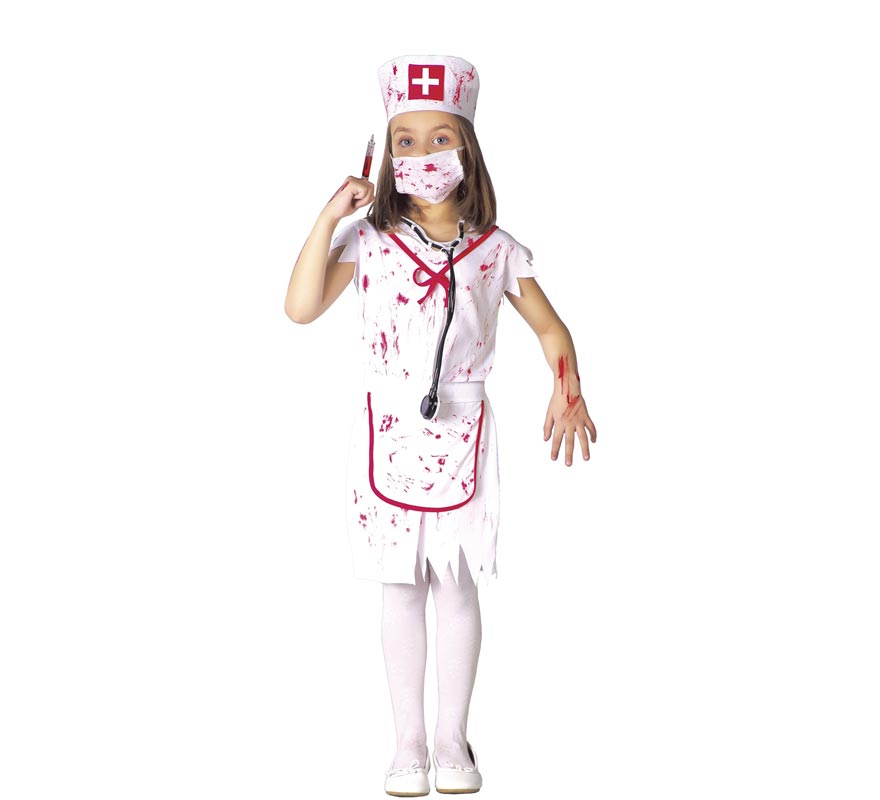 Zombie Nurse Costume for Girls