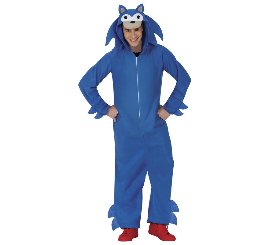 Blue Hedgehog Costume for Men