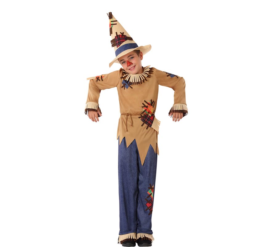 Scarecrow costume with hat for children