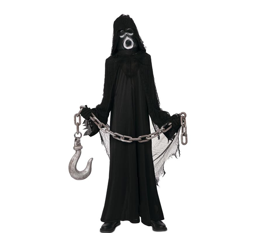 Child's black robed death spectre costume