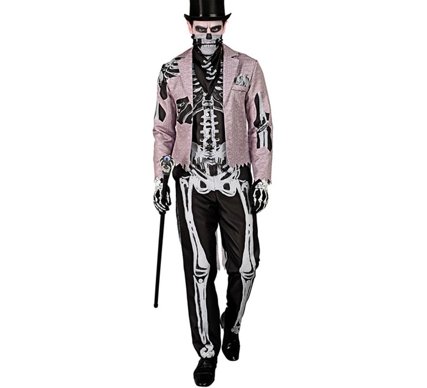 Elegant Skeleton Costume for Men