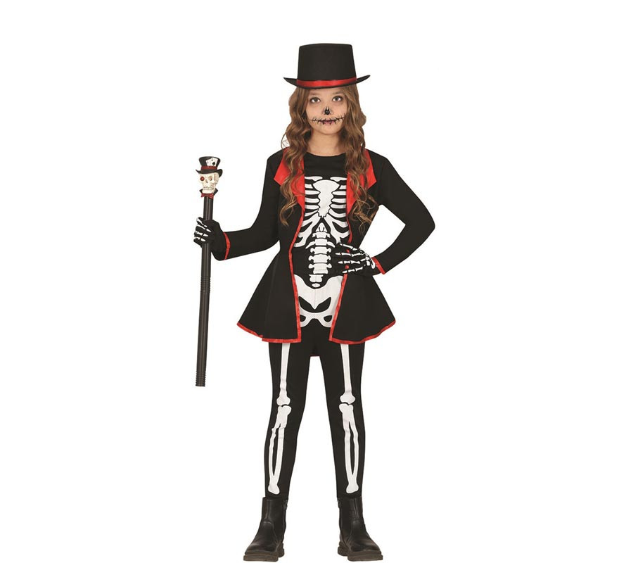 Elegant Skeleton Costume for Girls