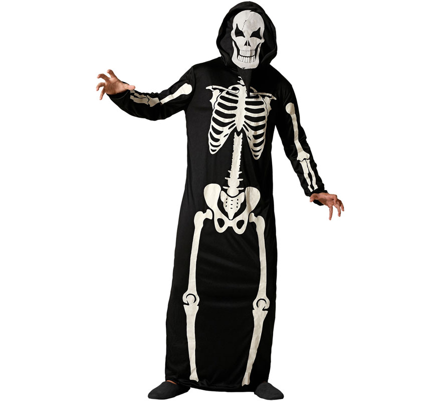 Glow-in-the-dark Skeleton Costume for Adults