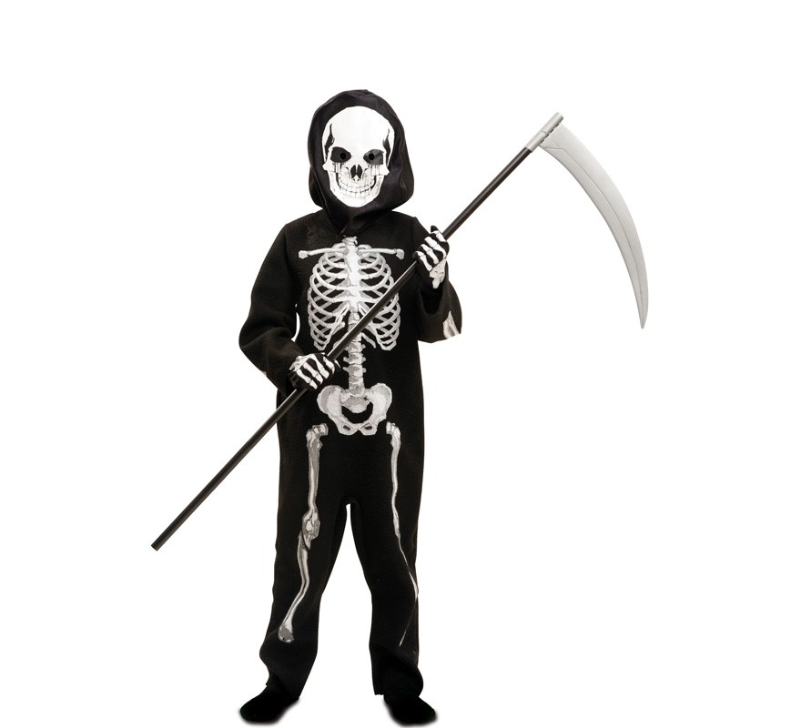 Disfraz de Esqueleto Mortal para niño