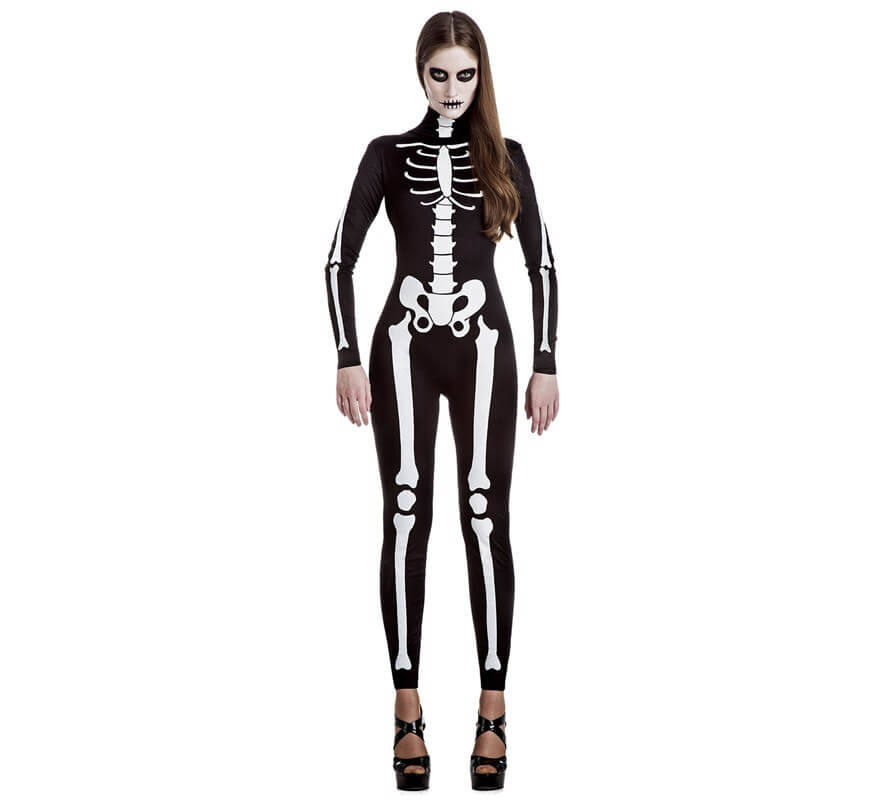 Disfraz de Esqueleto Mujer para mujer en varias tallas. 