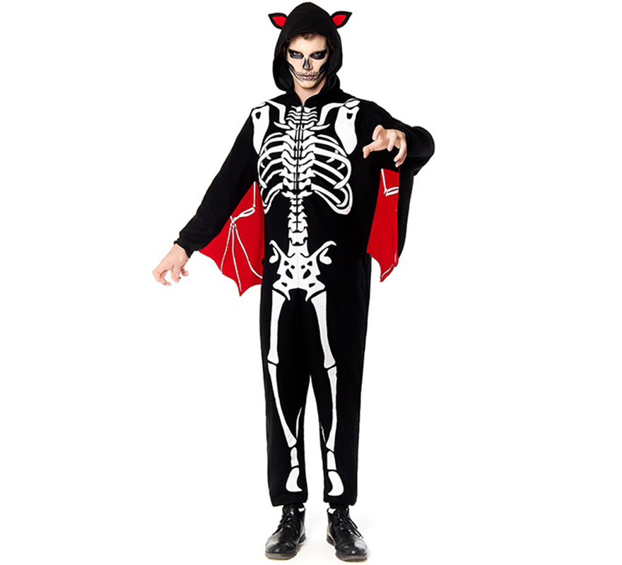 Men's Bat Skeleton Costume