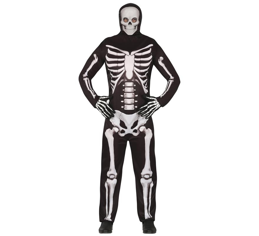 Skeleton costume for men