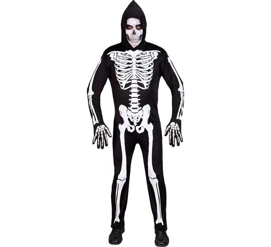 Skeleton costume for men