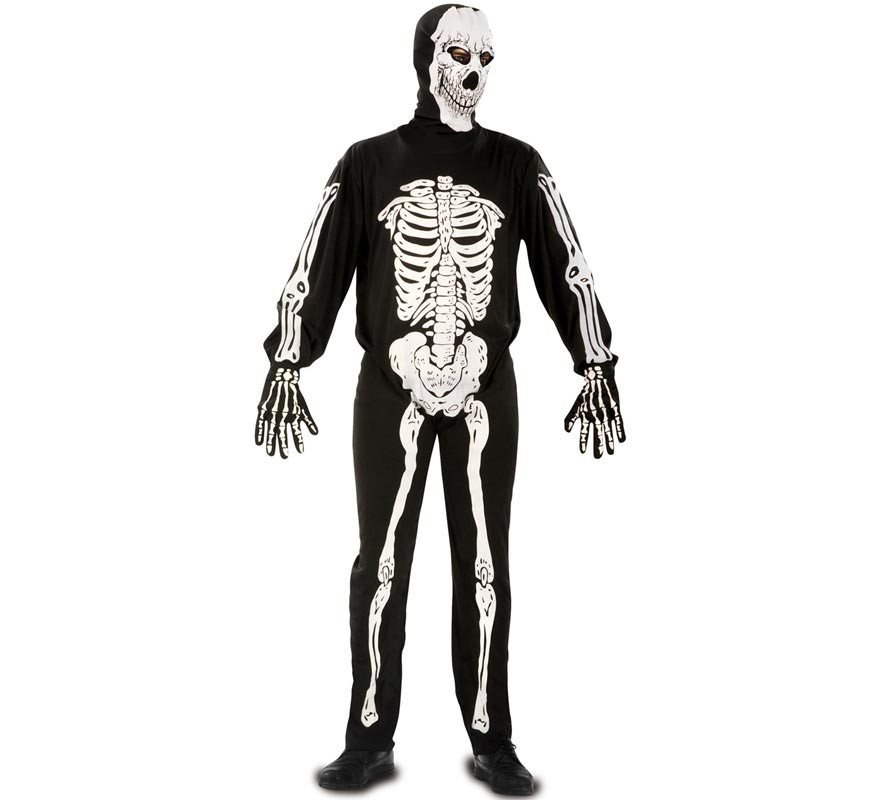 Skeleton costume for men