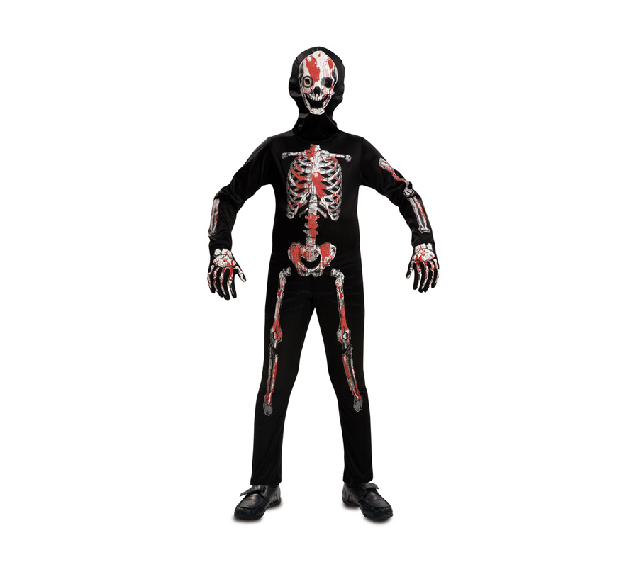 Disfraz de Esqueleto Sangriento para niños para Halloween