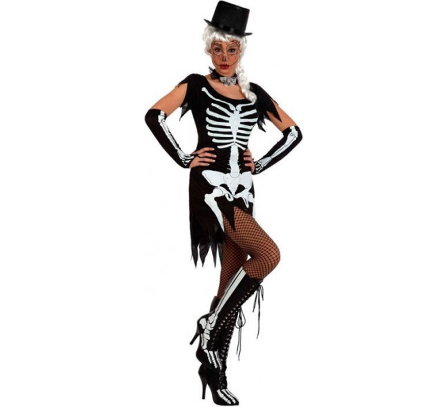 Disfraz de Esqueleto sexy para mujeres