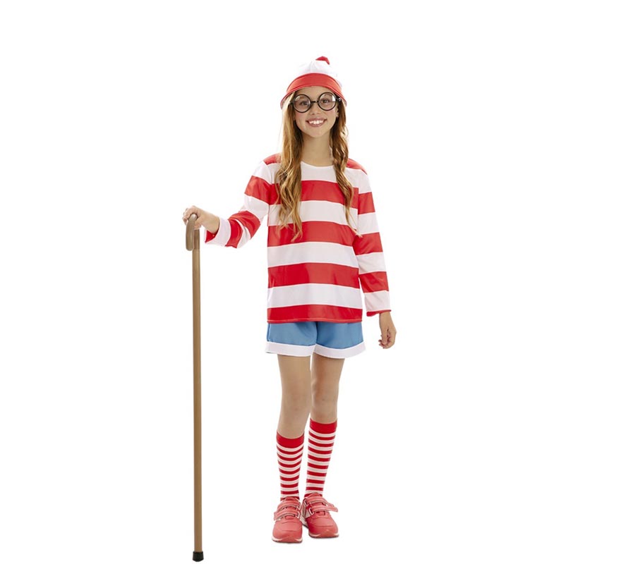 Striped Hiker Costume for Girls
