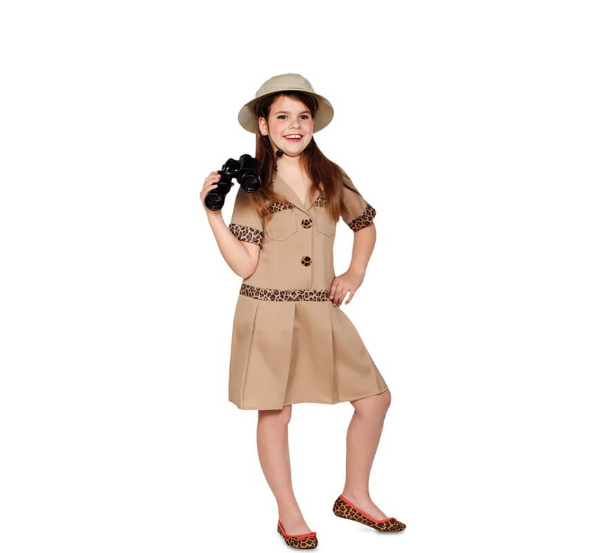 Remontarse pánico Ahora Disfraz de Exploradora de safari para niña