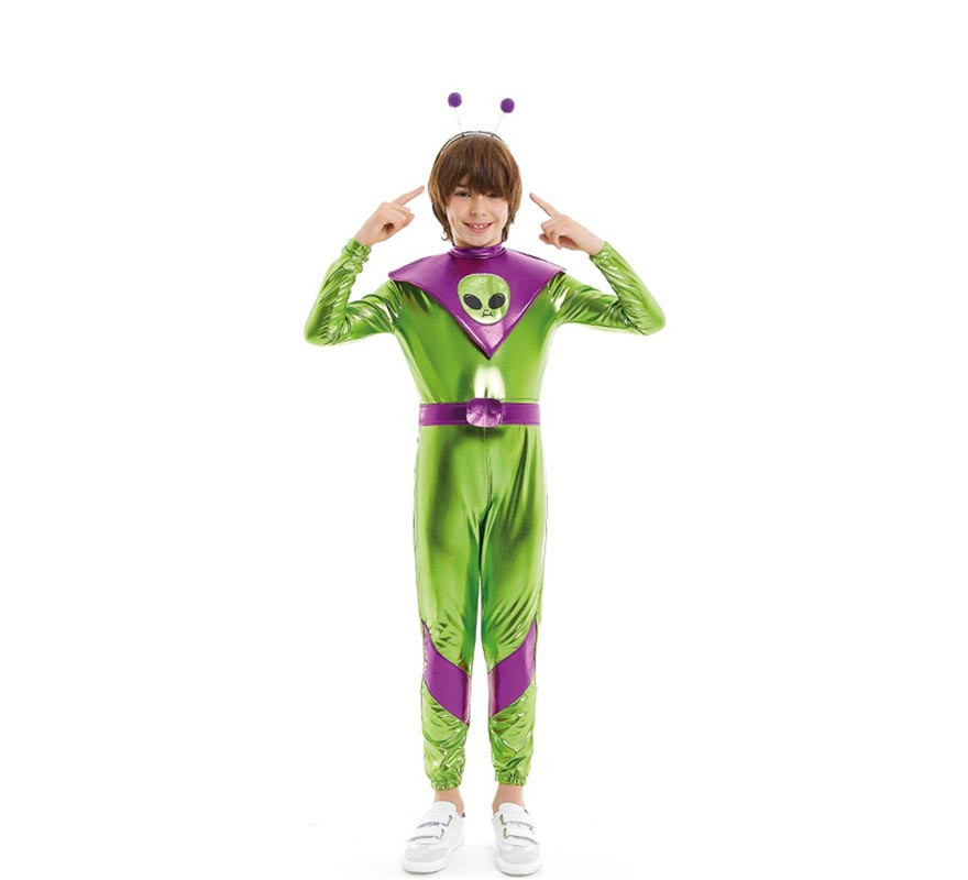 Disfraz Alien Extraterrestre Niño Infantil para Carnaval Fiesta Teatro –  Maxia Market