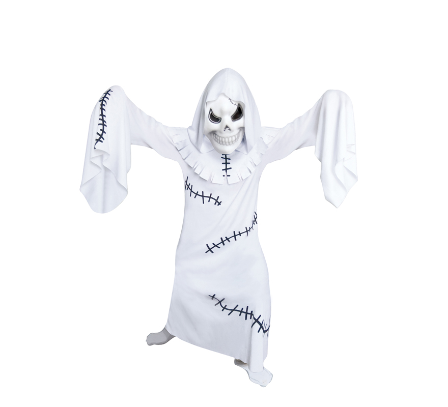 Disfraz de Fantasma blanco para niños para Halloween