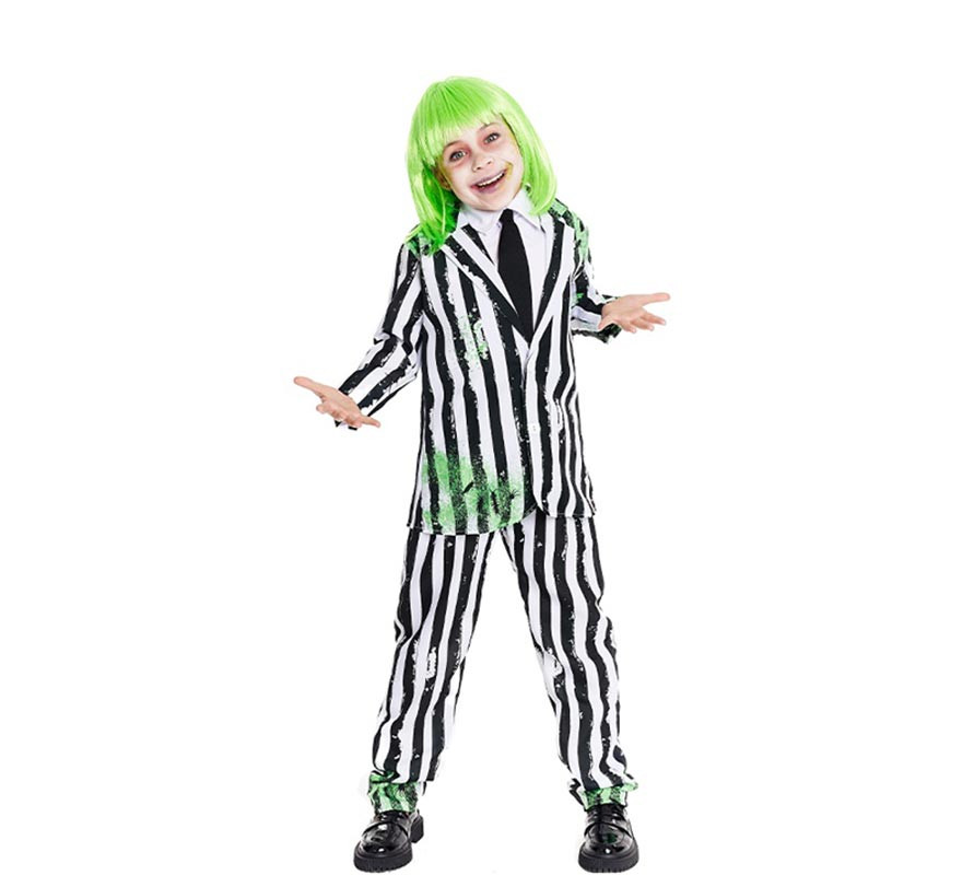 Striped Ghost Costume for Boys