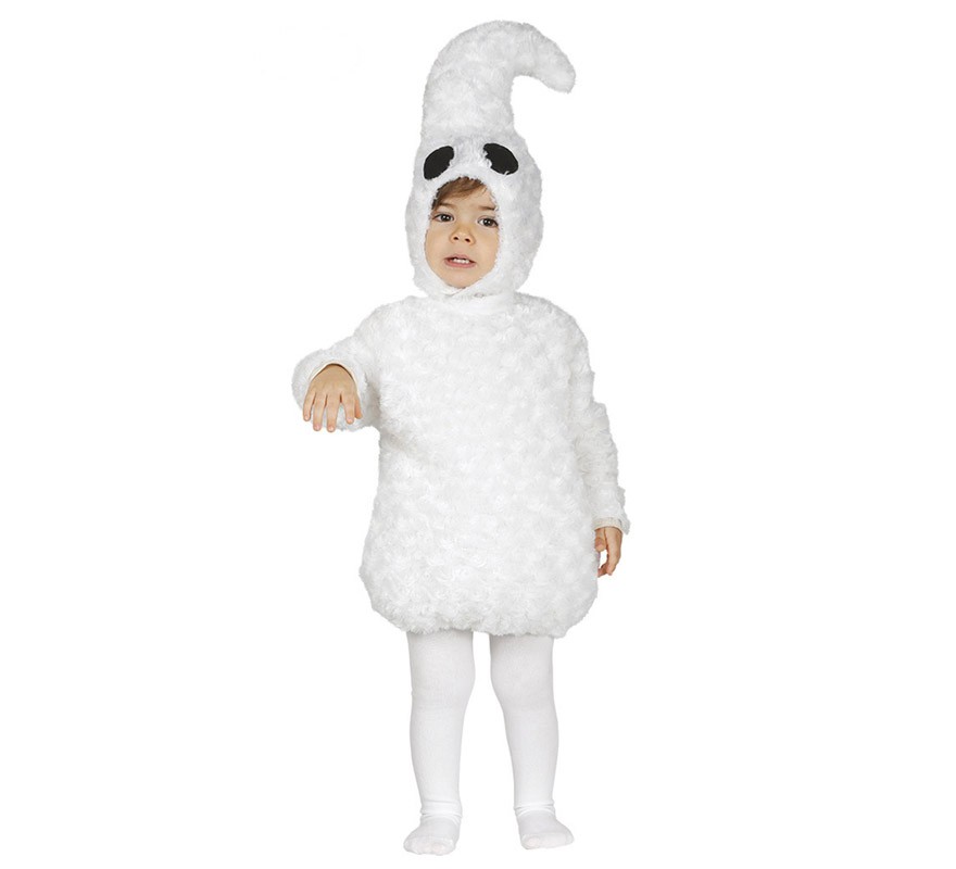 Disfraz de Fantasmita blanco para Bebé