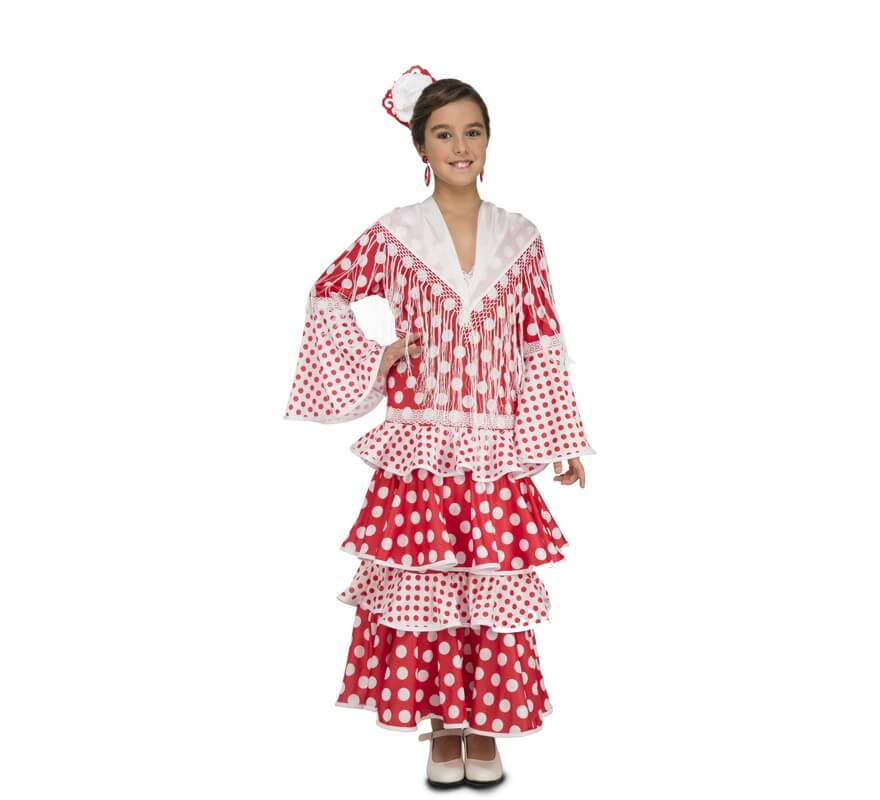 Disfraz de Flamenca Rocío para niña