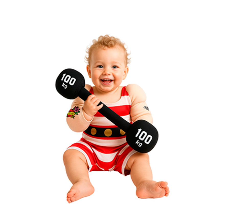 Disfraz de Forzudo para bebé