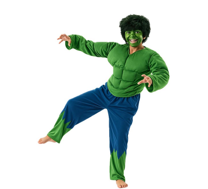 Green Strongman Costume for Boys