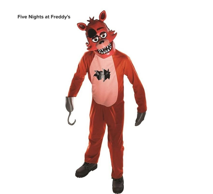 Disfraz de Foxy clásico Five Nights at Freddys con máscara para niño