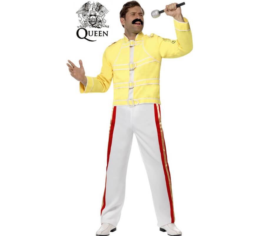 puesta de sol Expansión Leyes y regulaciones Disfraz de Freddie Mercury de Queen para hombre