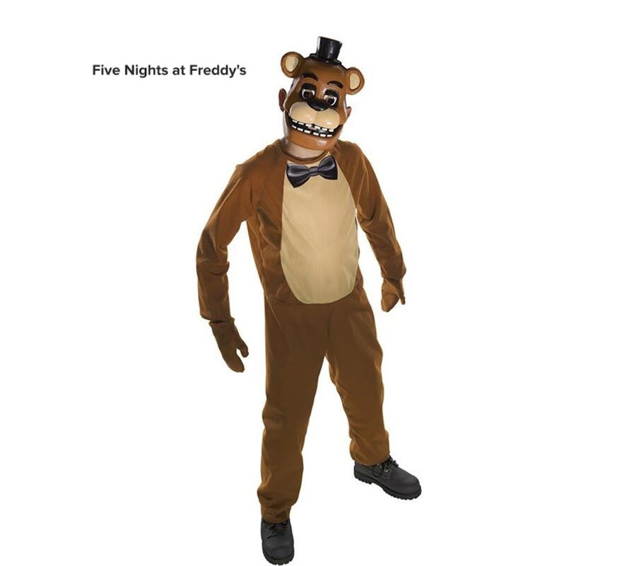 Classic Freddy Five Nights at Freddys costume with mask for kids