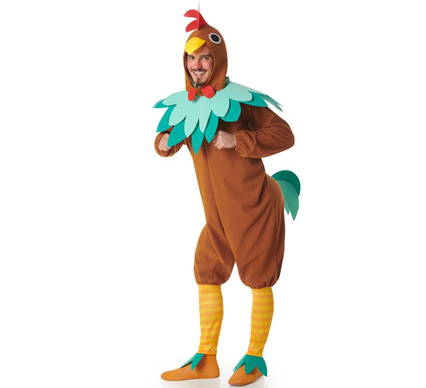 Brown Rooster Costume for Men